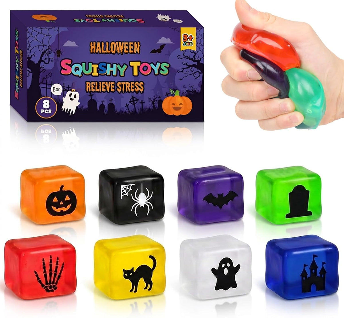 Halloween Squishy Fidget Toys – Spooky Sensory Squeeze Toys & Party Favors