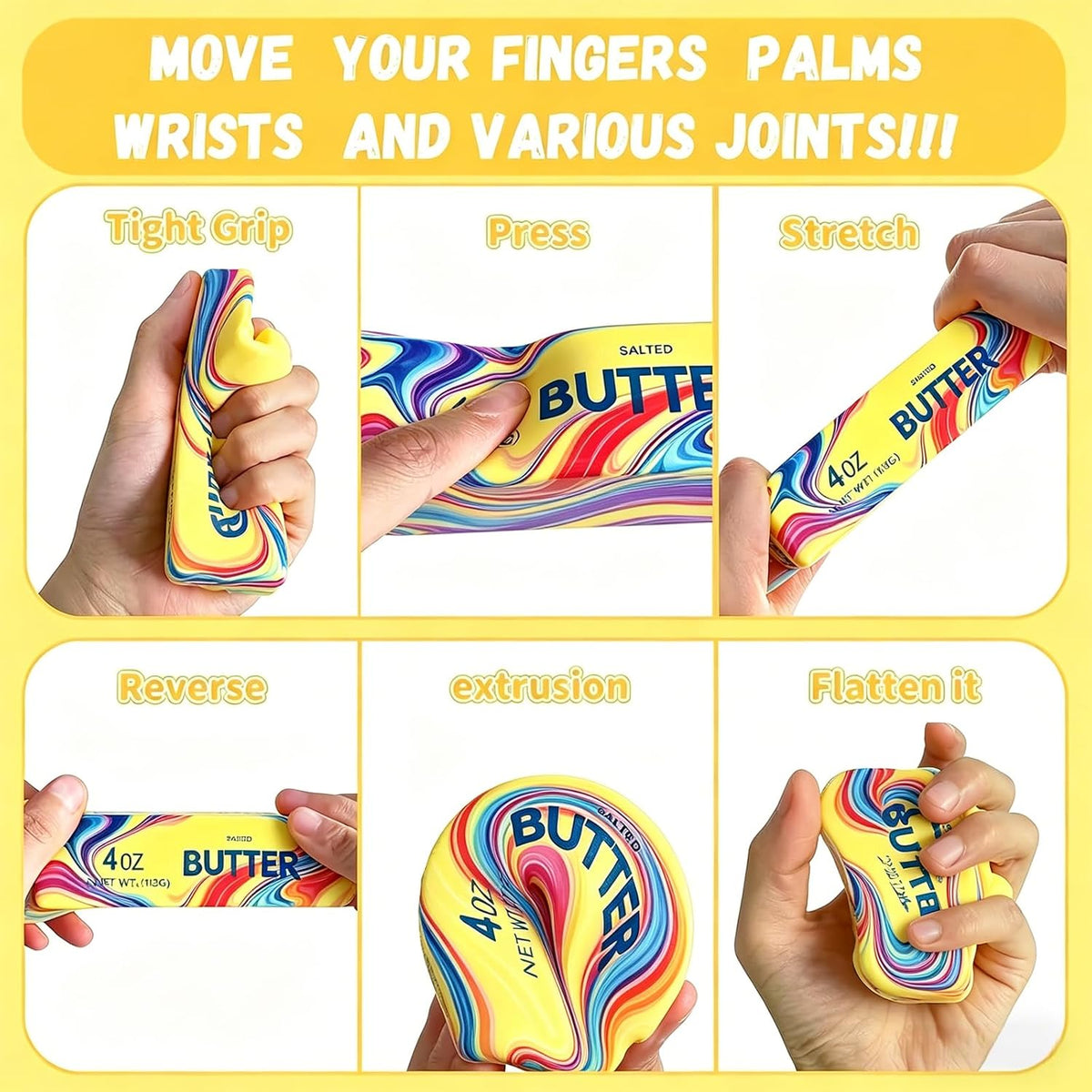 Food-Inspired Squishy Fidget Toys – Soft Slow-Rising Sensory Squeeze Toys