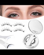 Magnetic False Eyelashes Kit with Applicator
