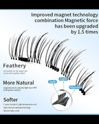 Magnetic False Eyelashes Kit with Applicator