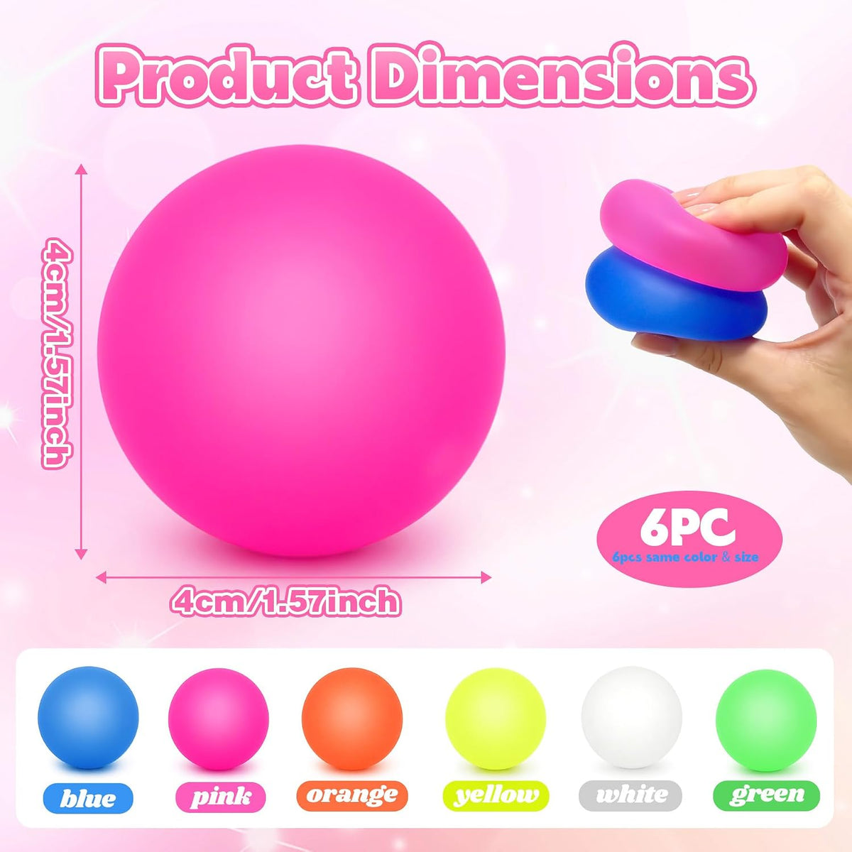 Textured Sensory Stress Balls – Soft Squeeze Fidget Toys