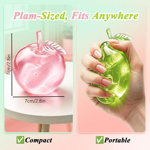 Apple Squishy Toys – Slow-Rising Fruit Squeeze Fidget Set