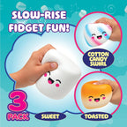Marshmallow Squishy Fidget Toy – Soft Slow-Rising Sensory Squeeze Toy