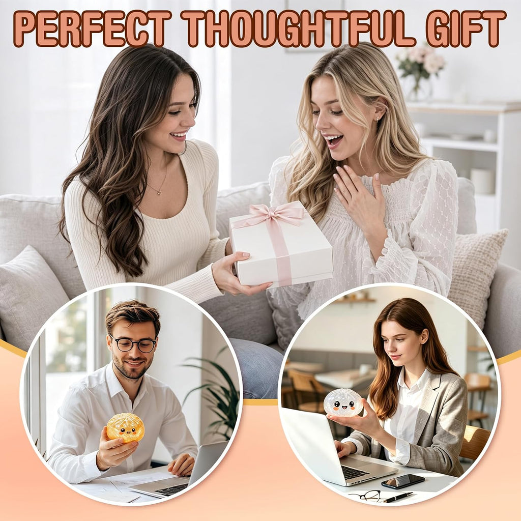 Glitter Squishy Toy with Holder – Soft Squeeze Sensory Fidget