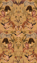Designer Walls Ochre Magic Animals DW2002